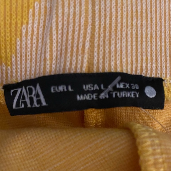 NWOT Zara Tropical Print Midi Skirt Size Large - Picture 4 of 9